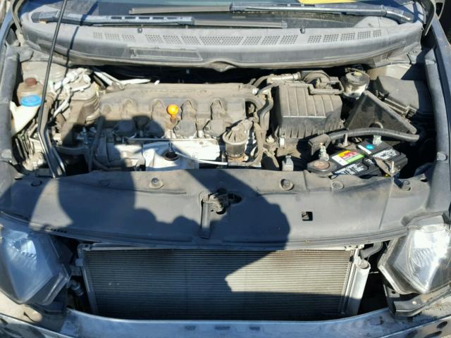 2HGFG12928H508261 - 2008 HONDA CIVIC EXL GRAY photo 7