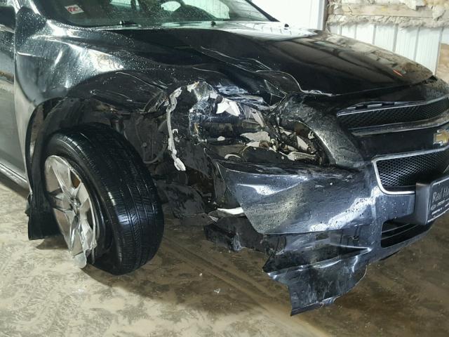 1G1ZH57B79F129148 - 2009 CHEVROLET MALIBU 1LT BLACK photo 9