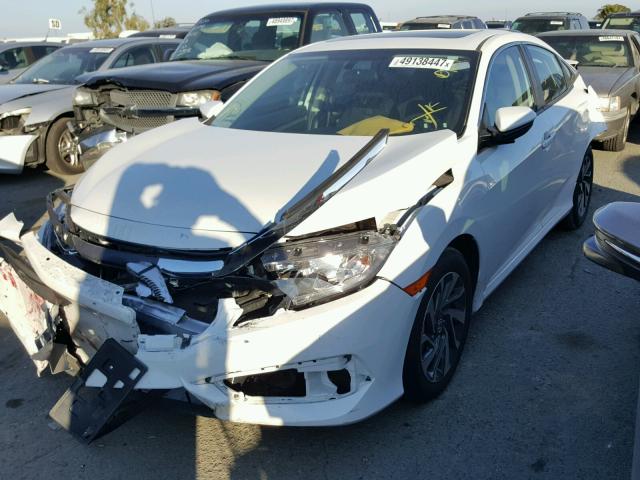 19XFC2F71HE216430 - 2017 HONDA CIVIC EX WHITE photo 2