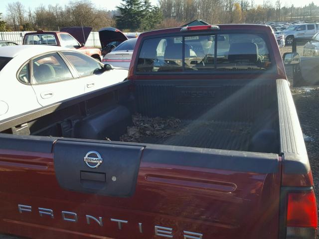 1N6DD26T14C464130 - 2004 NISSAN FRONTIER K RED photo 6