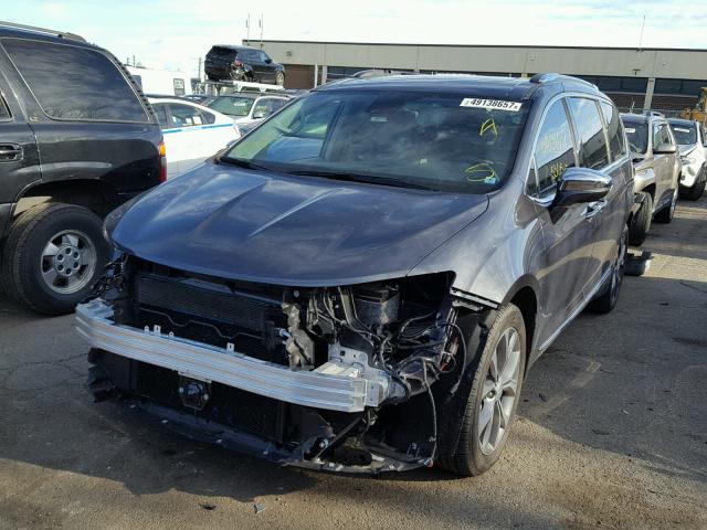 2C4RC1GG4HR647655 - 2017 CHRYSLER PACIFICA L GRAY photo 2