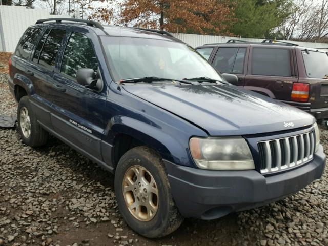 1J4GW48S54C160108 - 2004 JEEP GRAND CHER BLUE photo 1