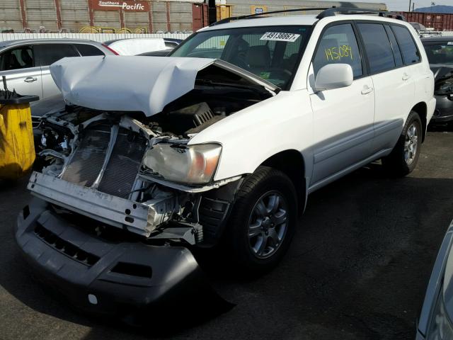 JTEDP21A040029029 - 2004 TOYOTA HIGHLANDER WHITE photo 2