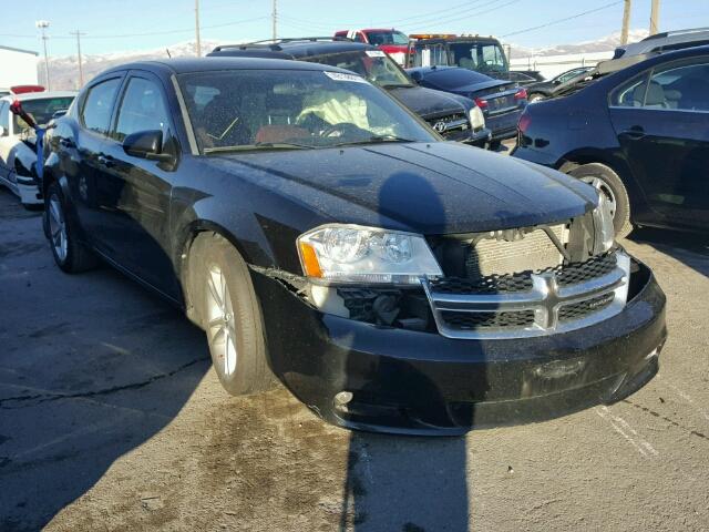 1B3BD1FG7BN593581 - 2011 DODGE AVENGER MA BLACK photo 1