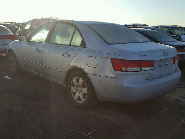 5NPET46C17H213767 - 2007 HYUNDAI SONATA GLS SILVER photo 3