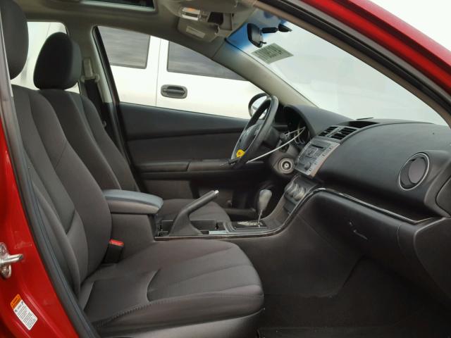 1YVHZ8EH4C5M09836 - 2012 MAZDA 6 I RED photo 5