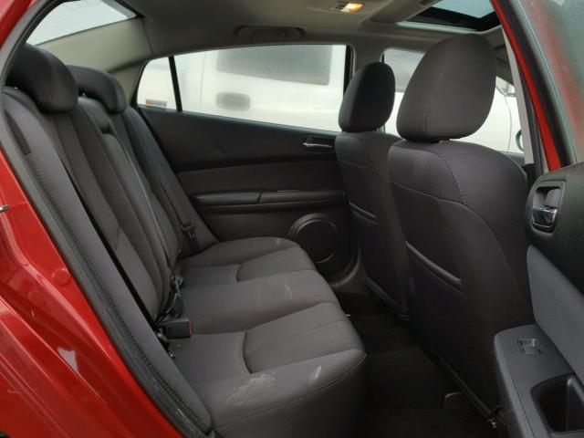 1YVHZ8EH4C5M09836 - 2012 MAZDA 6 I RED photo 6