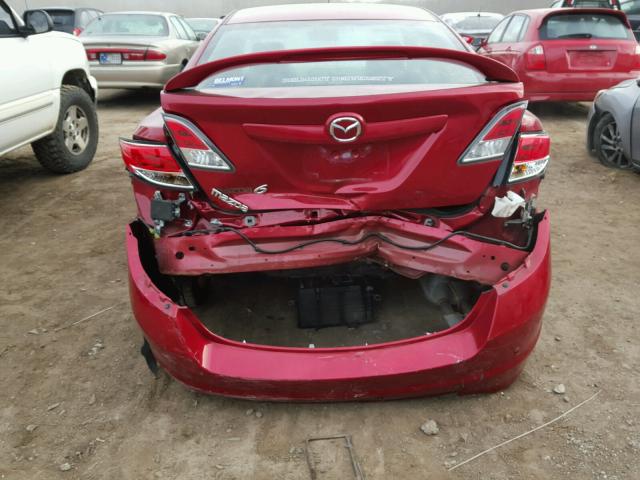 1YVHZ8EH4C5M09836 - 2012 MAZDA 6 I RED photo 9