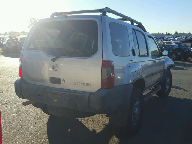 5N1ED28T64C677316 - 2004 NISSAN XTERRA XE SILVER photo 4