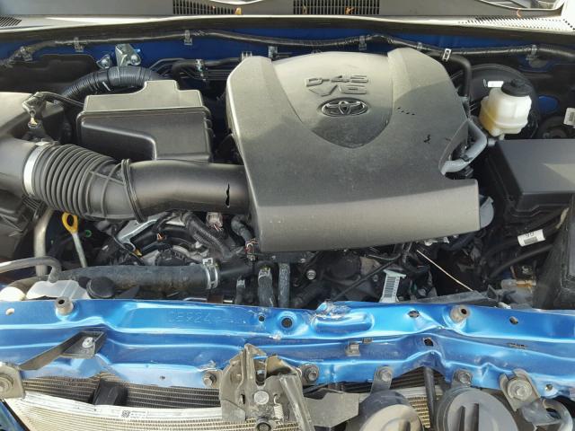 5TFAZ5CN2GX016023 - 2016 TOYOTA TACOMA DOU BLUE photo 7