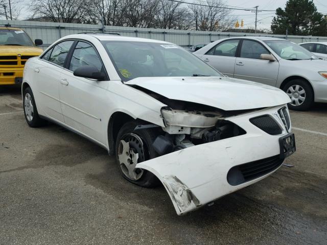 1G2ZF55B964214004 - 2006 PONTIAC G6 SE WHITE photo 1