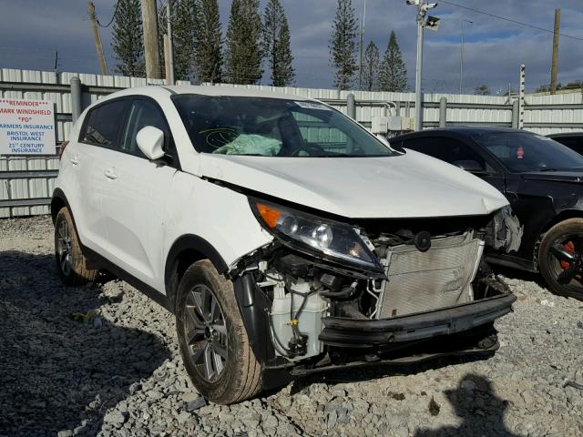 KNDPB3AC0F7721647 - 2015 KIA SPORTAGE L WHITE photo 1