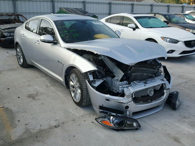 SAJWA0E71D8S73745 - 2013 JAGUAR XF SILVER photo 1