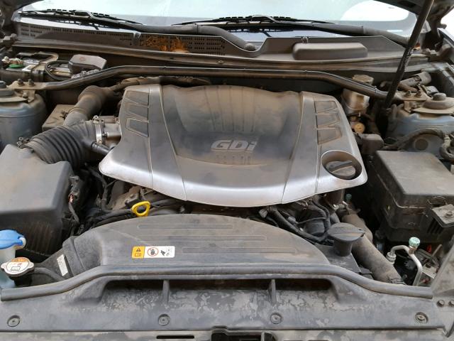 KMHHU6KJ0DU081396 - 2013 HYUNDAI GENESIS CO BLUE photo 7