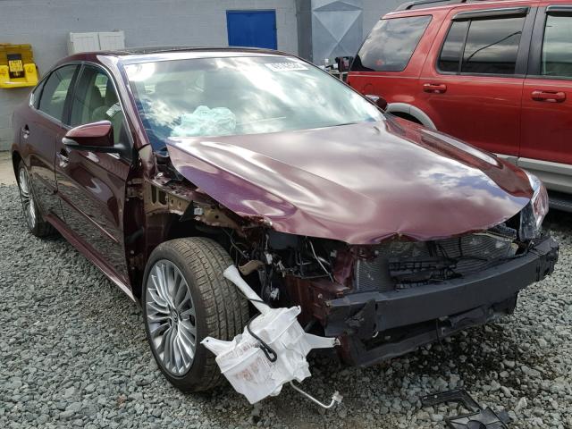 4T1BK1EB5HU257190 - 2017 TOYOTA AVALON XLE BURGUNDY photo 1