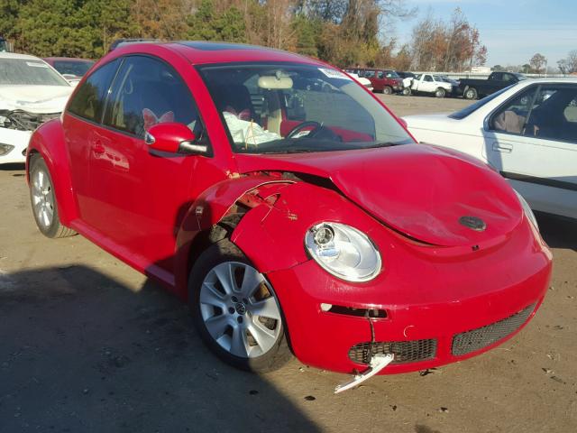 3VWRW31C89M514623 - 2009 VOLKSWAGEN NEW BEETLE RED photo 1