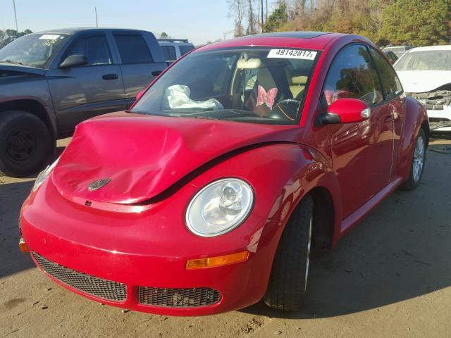 3VWRW31C89M514623 - 2009 VOLKSWAGEN NEW BEETLE RED photo 2