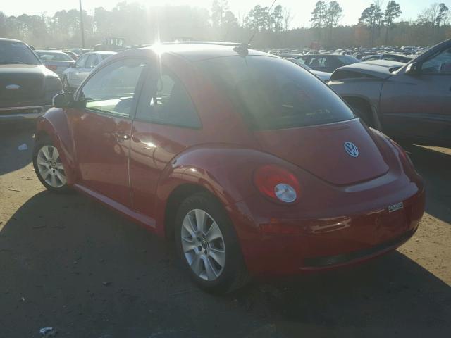 3VWRW31C89M514623 - 2009 VOLKSWAGEN NEW BEETLE RED photo 3