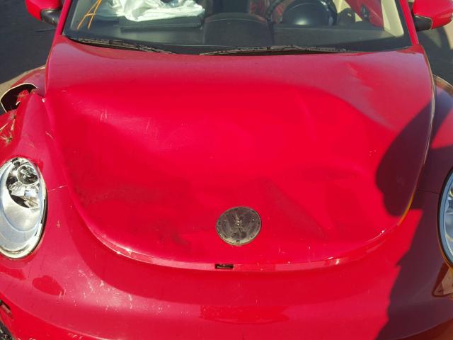 3VWRW31C89M514623 - 2009 VOLKSWAGEN NEW BEETLE 红色 照片 7