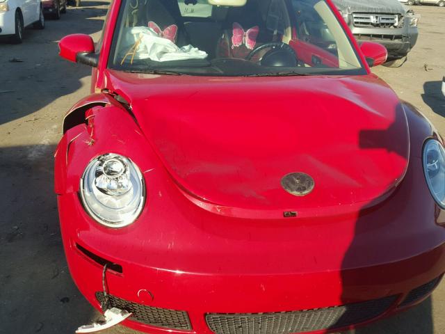 3VWRW31C89M514623 - 2009 VOLKSWAGEN NEW BEETLE 红色 照片 9