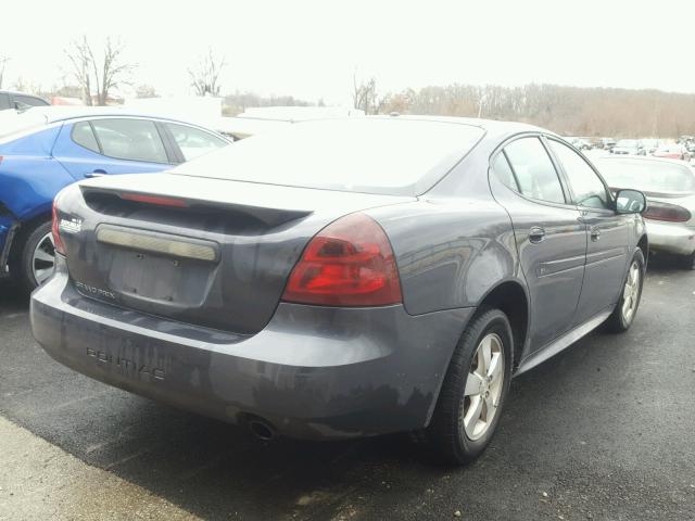 2G2WP552381113703 - 2008 PONTIAC GRAND PRIX TEAL photo 4