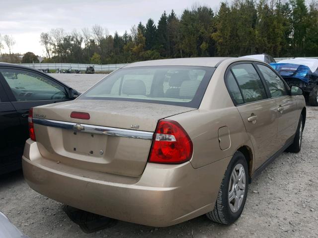 1G1ZS58F57F157630 - 2007 CHEVROLET MALIBU LS თაფლისფერი ფოტო 4