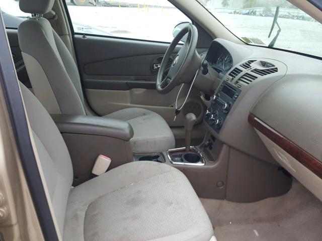 1G1ZS58F57F157630 - 2007 CHEVROLET MALIBU LS თაფლისფერი ფოტო 5