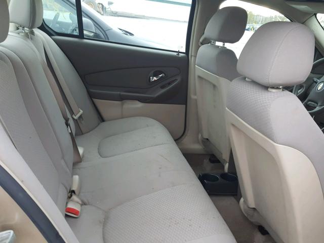 1G1ZS58F57F157630 - 2007 CHEVROLET MALIBU LS თაფლისფერი ფოტო 6
