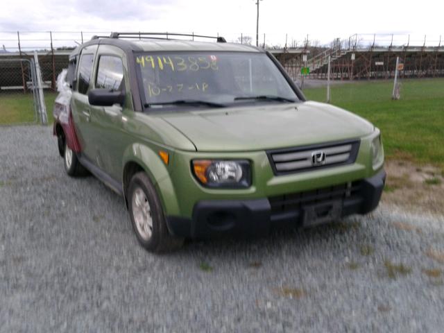 5J6YH27737L002354 - 2007 HONDA ELEMENT EX GREEN photo 1