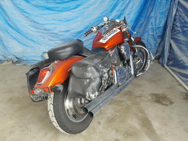 1HFSC55056A207742 - 2006 HONDA VTX1300 C ORANGE photo 4