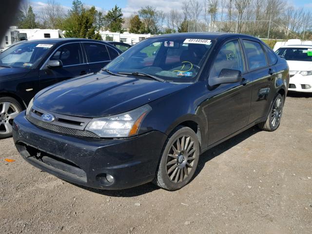 1FAHP3GNXBW186735 - 2011 FORD FOCUS SES BLACK photo 2