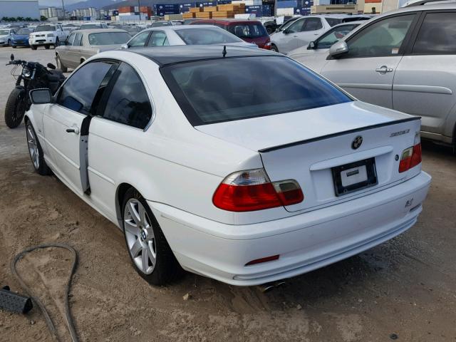 WBABM3342YJN80478 - 2000 BMW 323 CI WHITE photo 3