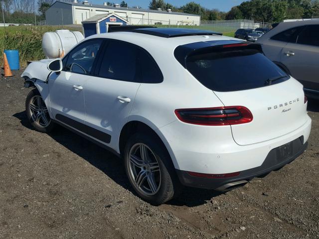 WP1AA2A55HLB00269 - 2017 PORSCHE MACAN WHITE photo 3