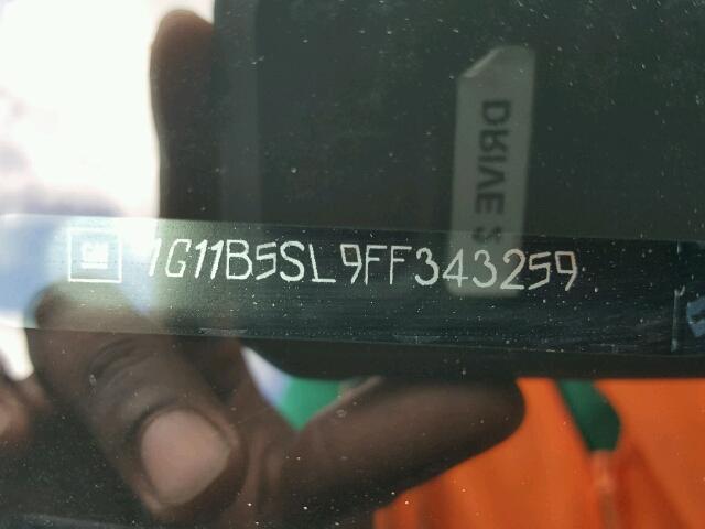 1G11B5SL9FF343259 - 2015 CHEVROLET MALIBU LS Mavi foto 10