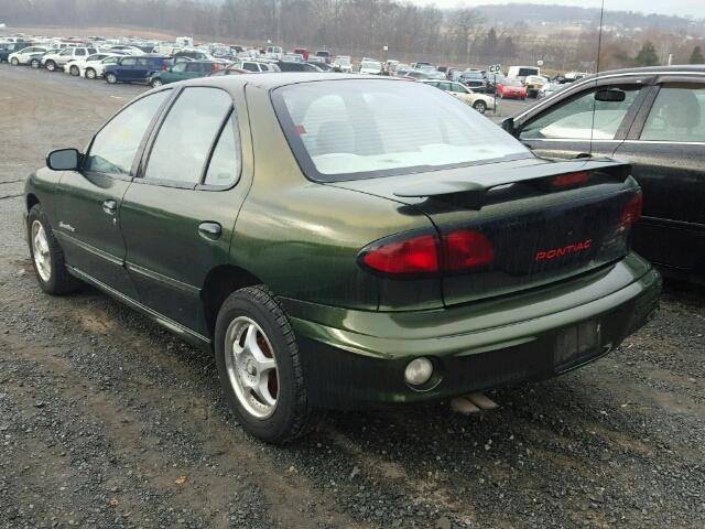 1G2JB524717234306 - 2001 PONTIAC SUNFIRE SE GREEN photo 3