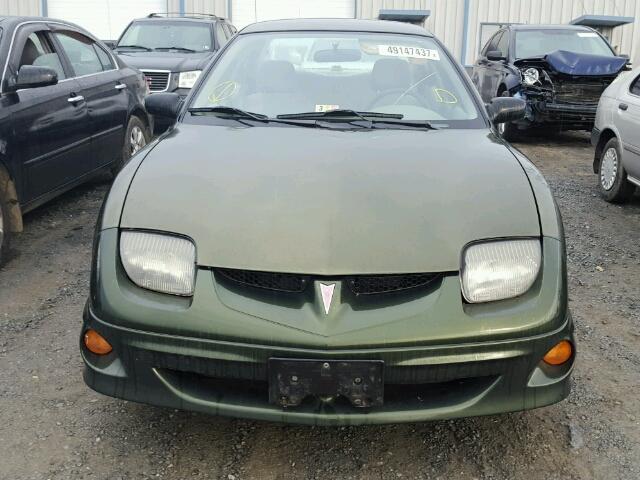 1G2JB524717234306 - 2001 PONTIAC SUNFIRE SE GREEN photo 9