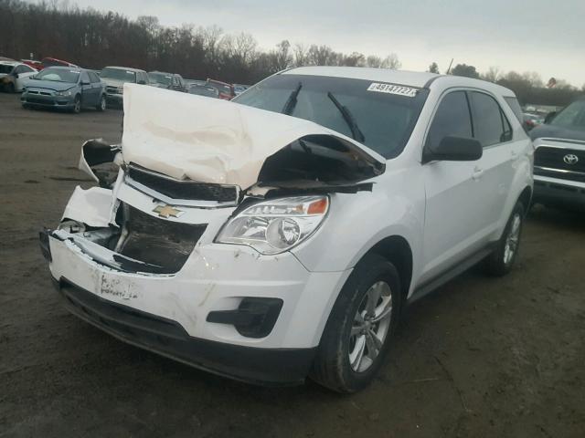 1GNALAEK4EZ103749 - 2014 CHEVROLET EQUINOX LS WHITE photo 2