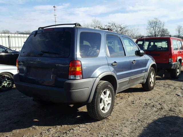 1FMCU04151KC63915 - 2001 FORD ESCAPE XLT BLUE photo 4