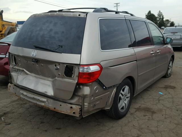 5FNRL38866B007359 - 2006 HONDA ODYSSEY TO TAN photo 4