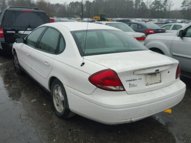 1FAFP53UX7A101543 - 2007 FORD TAURUS SE WHITE photo 3