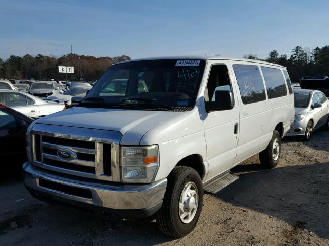 1FBSS31L29DA07345 - 2009 FORD ECONOLINE WHITE photo 2