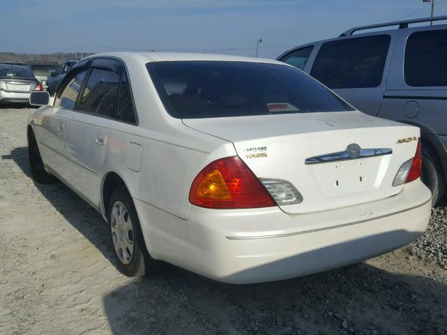 4T1BF28B01U179672 - 2001 TOYOTA AVALON XL WHITE photo 3