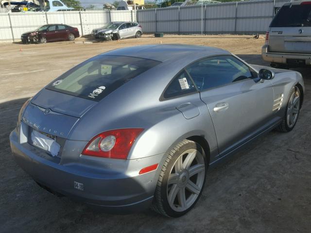 1C3AN69LX4X003303 - 2004 CHRYSLER CROSSFIRE SILVER photo 4