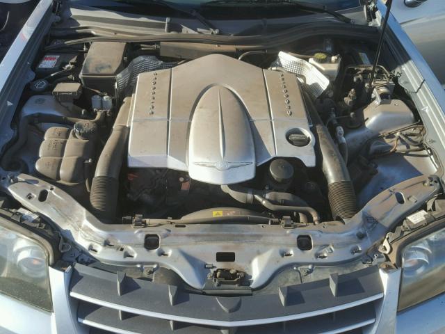 1C3AN69LX4X003303 - 2004 CHRYSLER CROSSFIRE SILVER photo 7