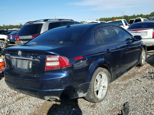 19UUA66247A036337 - 2007 ACURA TL BLUE photo 4