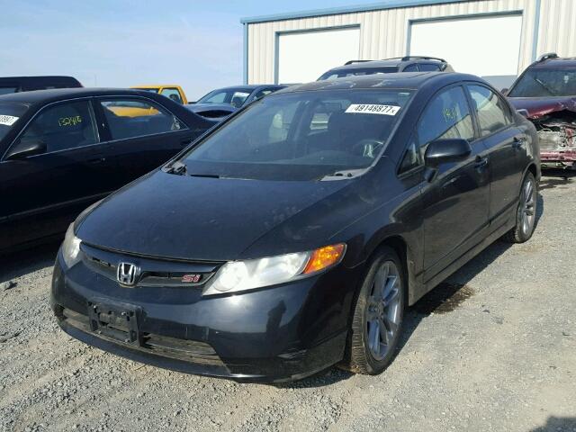 2HGFA55568H712174 - 2008 HONDA CIVIC SI BLACK photo 2