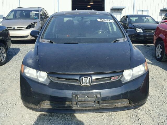 2HGFA55568H712174 - 2008 HONDA CIVIC SI BLACK photo 9