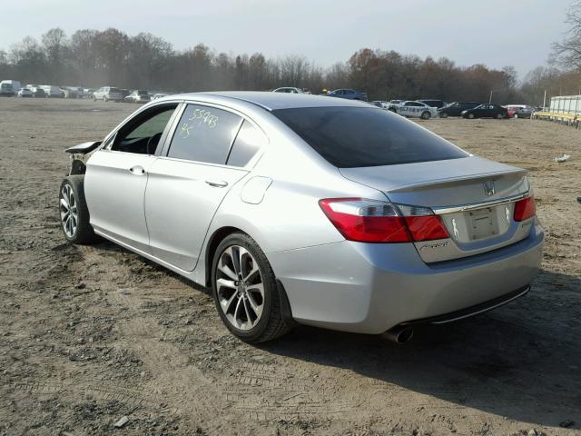 1HGCR2F55DA019517 - 2013 HONDA ACCORD SPO SILVER photo 3