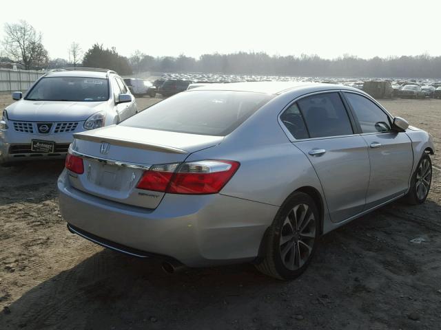 1HGCR2F55DA019517 - 2013 HONDA ACCORD SPO SILVER photo 4