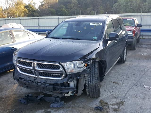 1D4RE4GG9BC700011 - 2011 DODGE DURANGO CR CHARCOAL photo 2